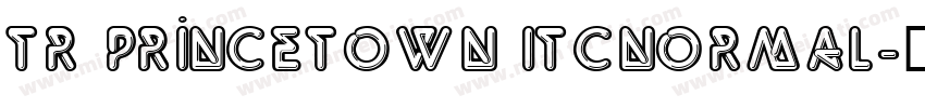 TR Princetown ITCNormal字体转换